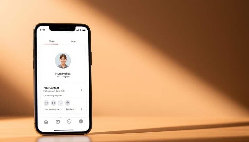 digitale Visitenkarte app