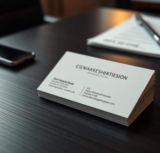 Visitenkarte vergessen