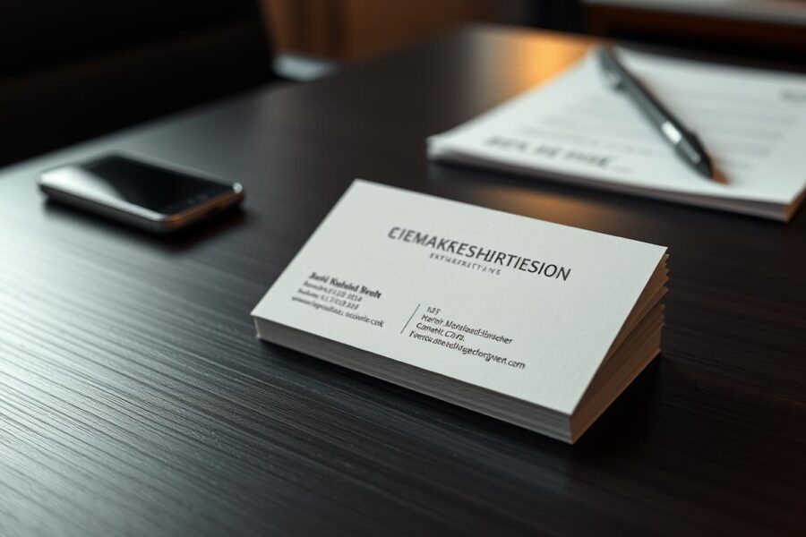 Visitenkarte vergessen