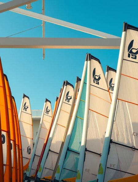 Premium Windsurfsegel verschiedener Größen