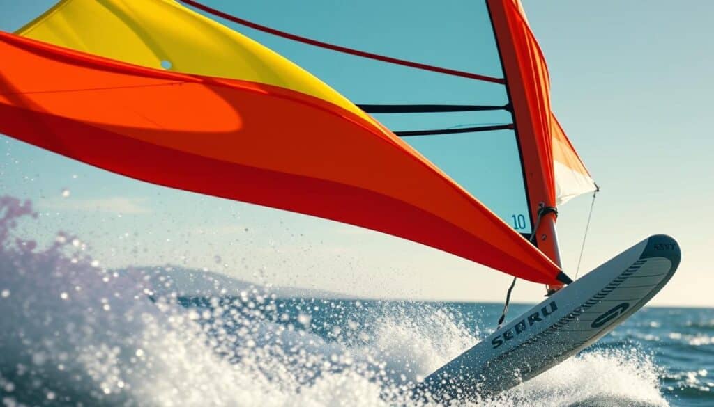 Windsurf Segel Qualität bei unterschiedlichen Windbedingungen