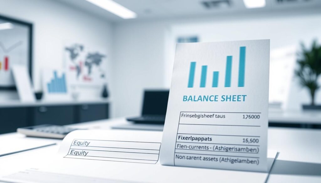 Bilanzstruktur mit Eigenkapital und Anlagevermögen Bilanzstruktur mit Eigenkapital und Anlagevermögen