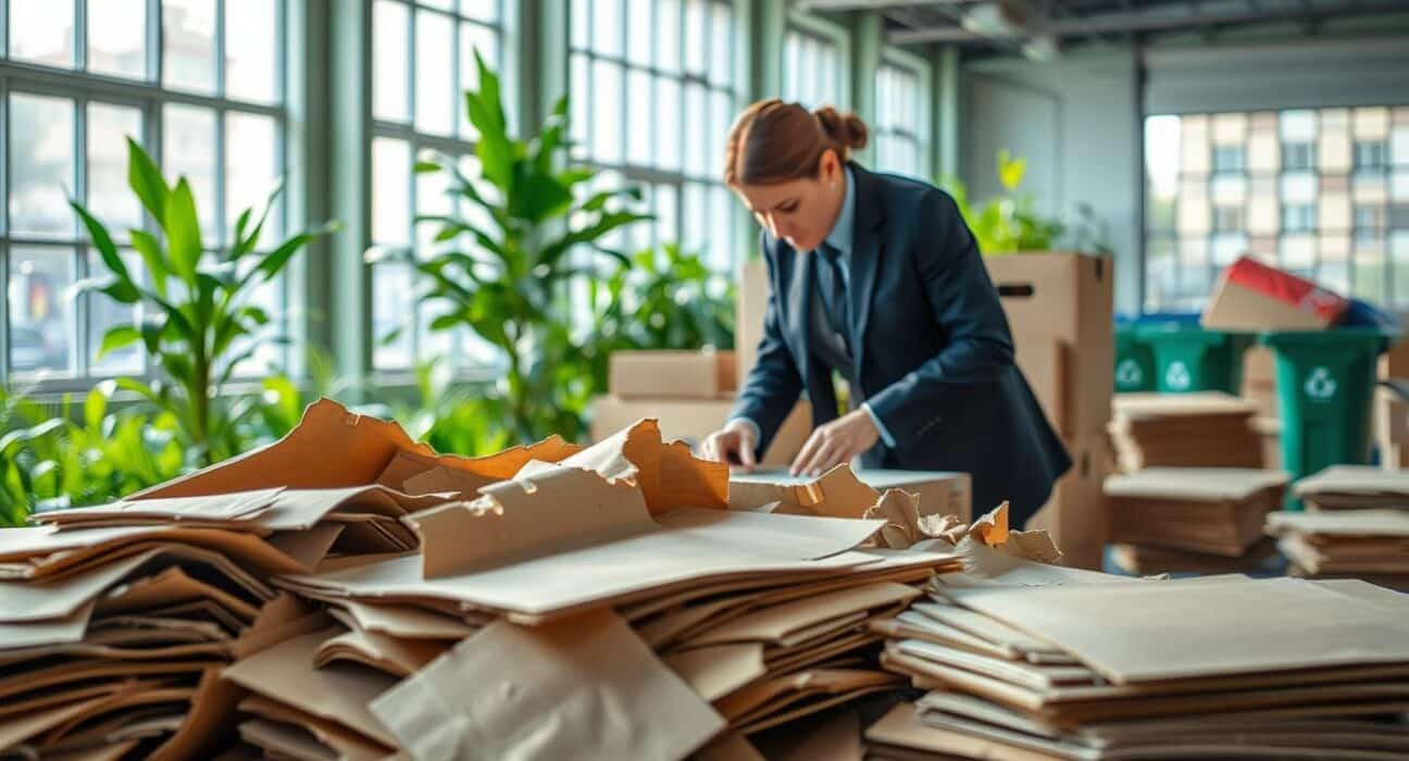 Kartonrecycling und nachhaltige Verpackungen