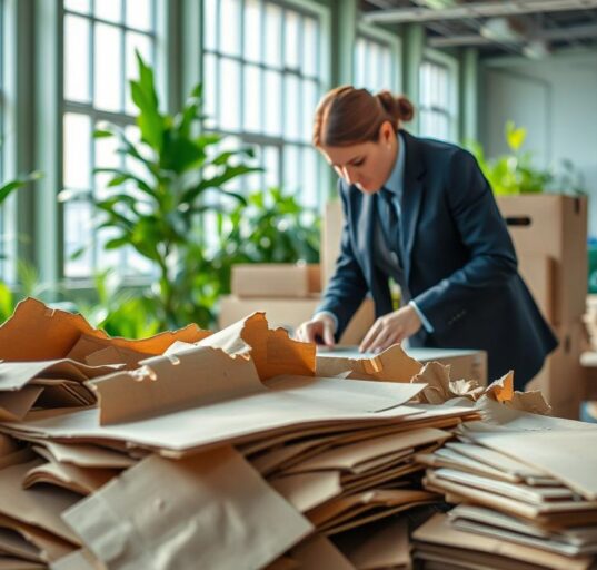 Kartonrecycling und nachhaltige Verpackungen