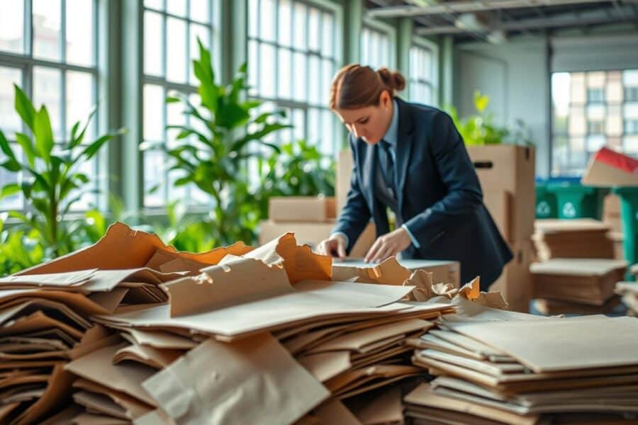 Kartonrecycling und nachhaltige Verpackungen