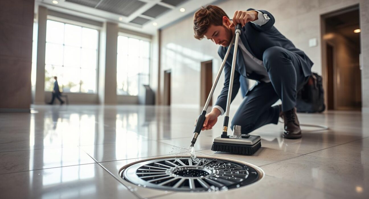 Warum Bodenabläufe regelmäßig gereinigt werden sollten