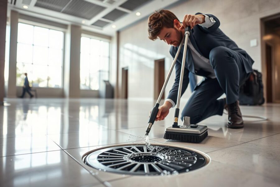 Warum Bodenabläufe regelmäßig gereinigt werden sollten