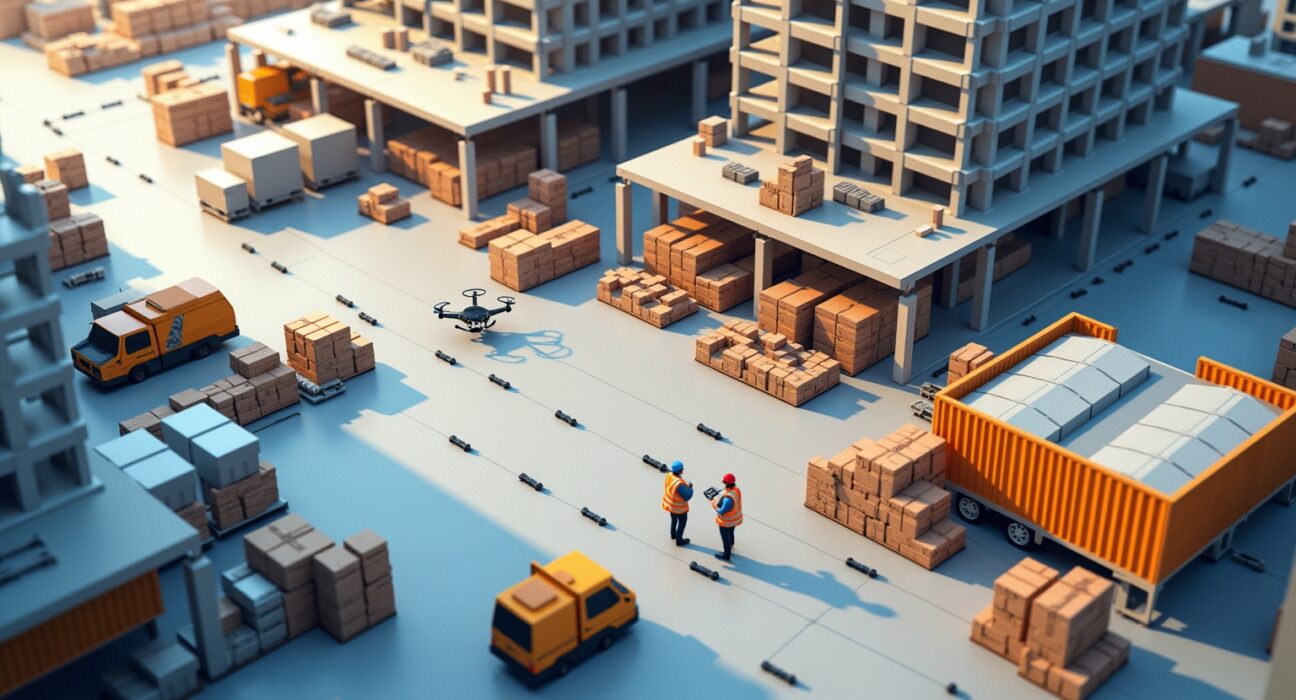 Logistische Herausforderungen bei Bauprojekten 2026